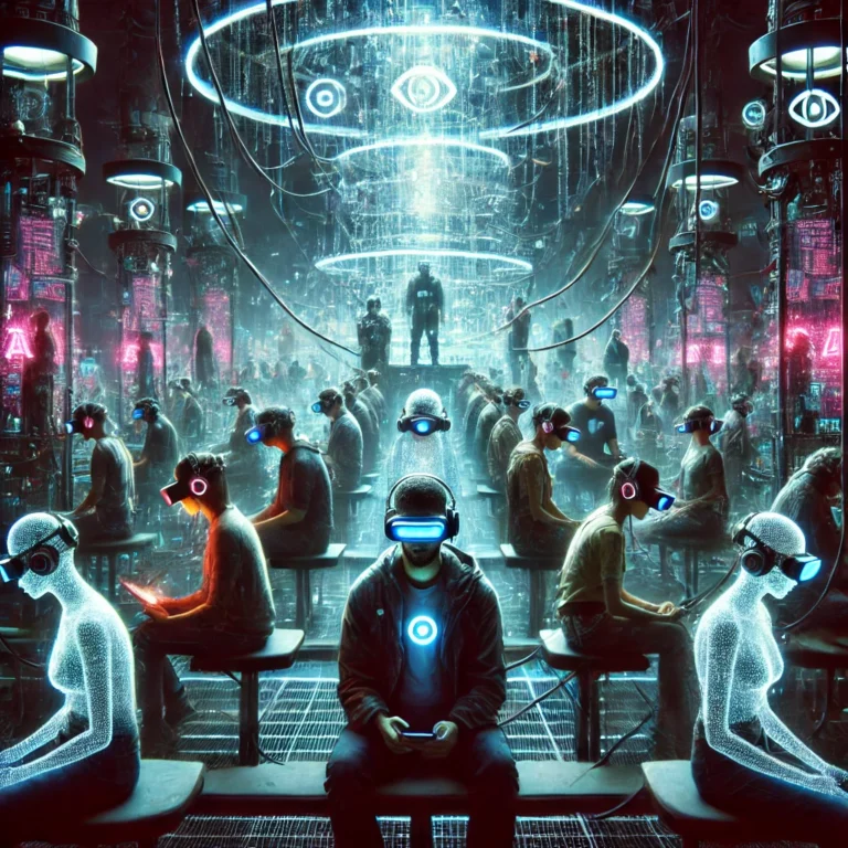 futuriscitc society: the platform society, in the metaverse ,vr people living in the network desing by cybermediateinment 2025