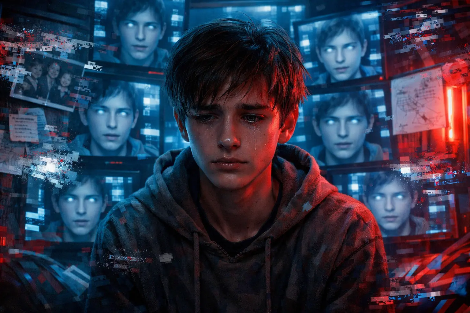 Instagram supervisor - Screens showing supervision and safety tools for teen accounts on Instagram