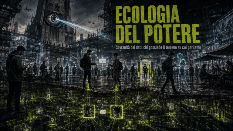 sovranità dei dati: la nuova ecologia del potere digitale
